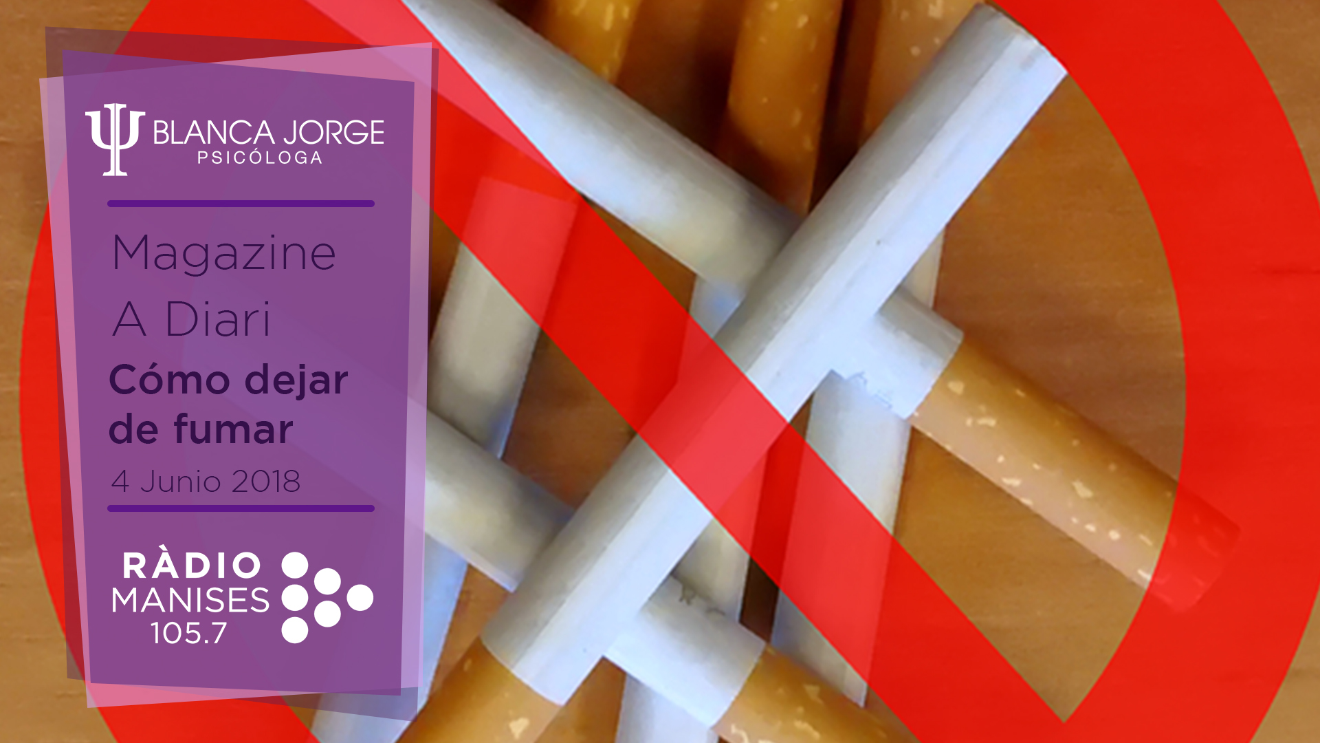 Cómo dejar de fumar | Podcast de psicología con Blanca Jorge en Radio Manises