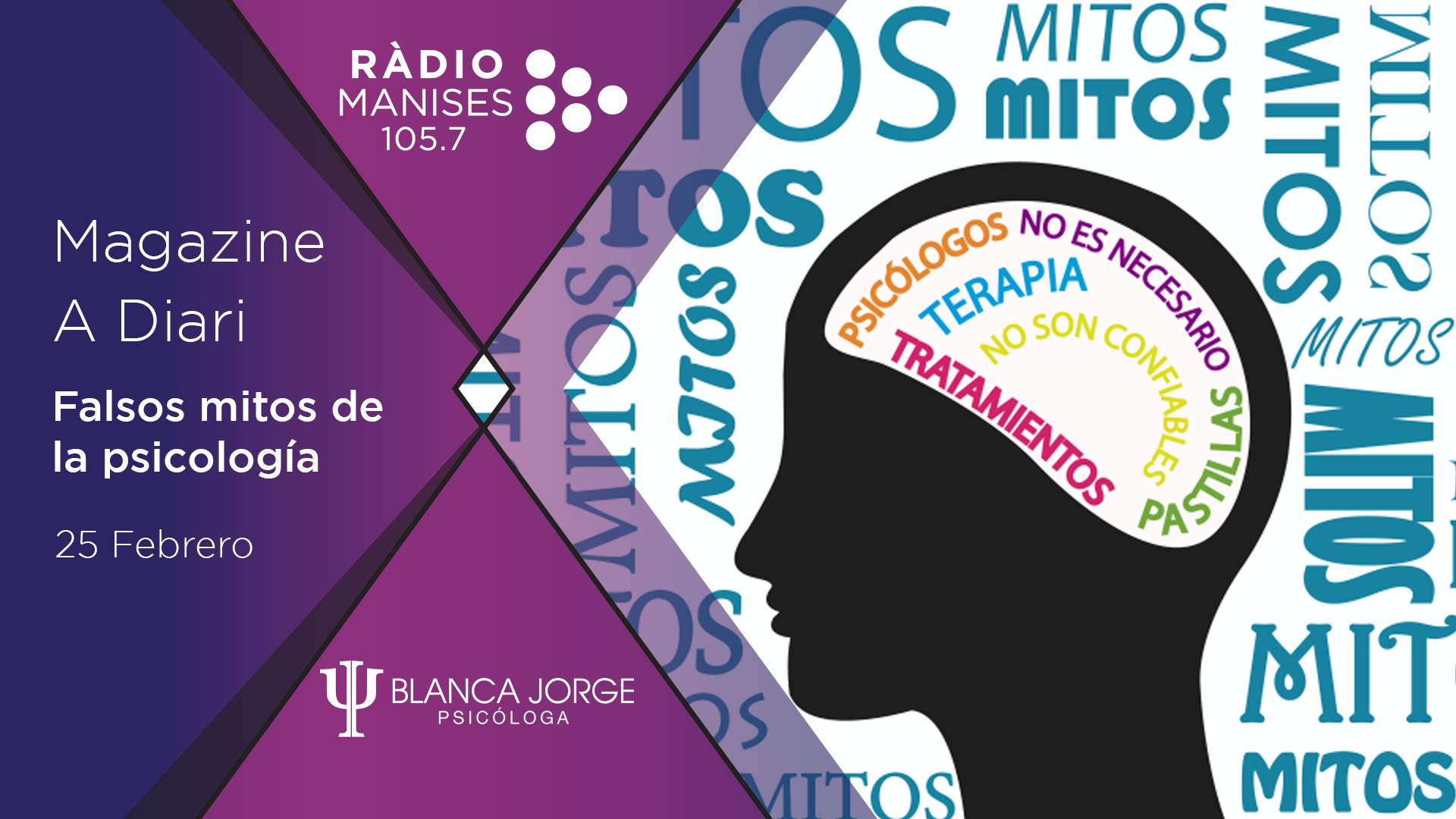 Falsos mitos de la psicología | Podcast de psicología con Blanca Jorge en Radio Manises